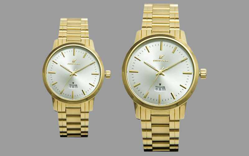 ساعت مردانه dream؛ چرم استیل مچی 3 رنگ قهوه ای خاکستری قرمز