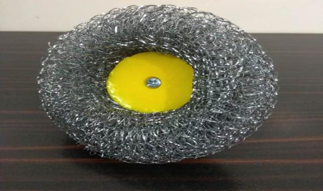 سیم ظرفشویی فانتزی (اسکاج سیمی) کلافی دسته دار آنتی باکتریال ضد زنگ استیل
