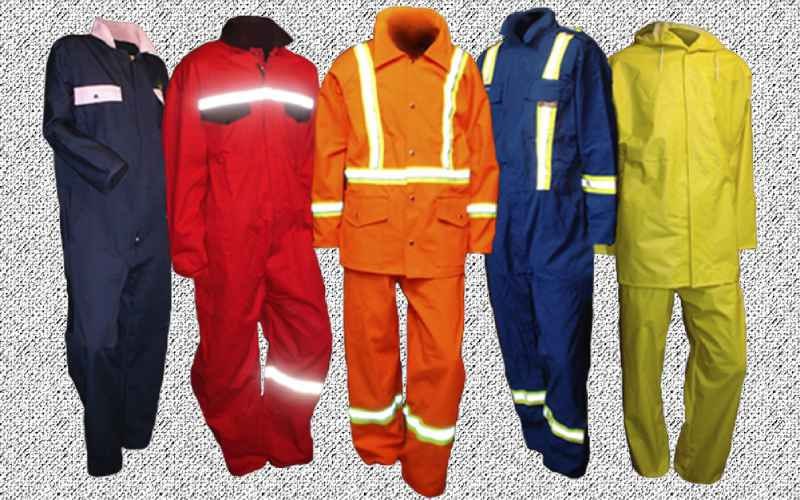 لباس کار ضد حریق؛ (الیاف نسوز نومکس کولار) دفع گرما ضد آب