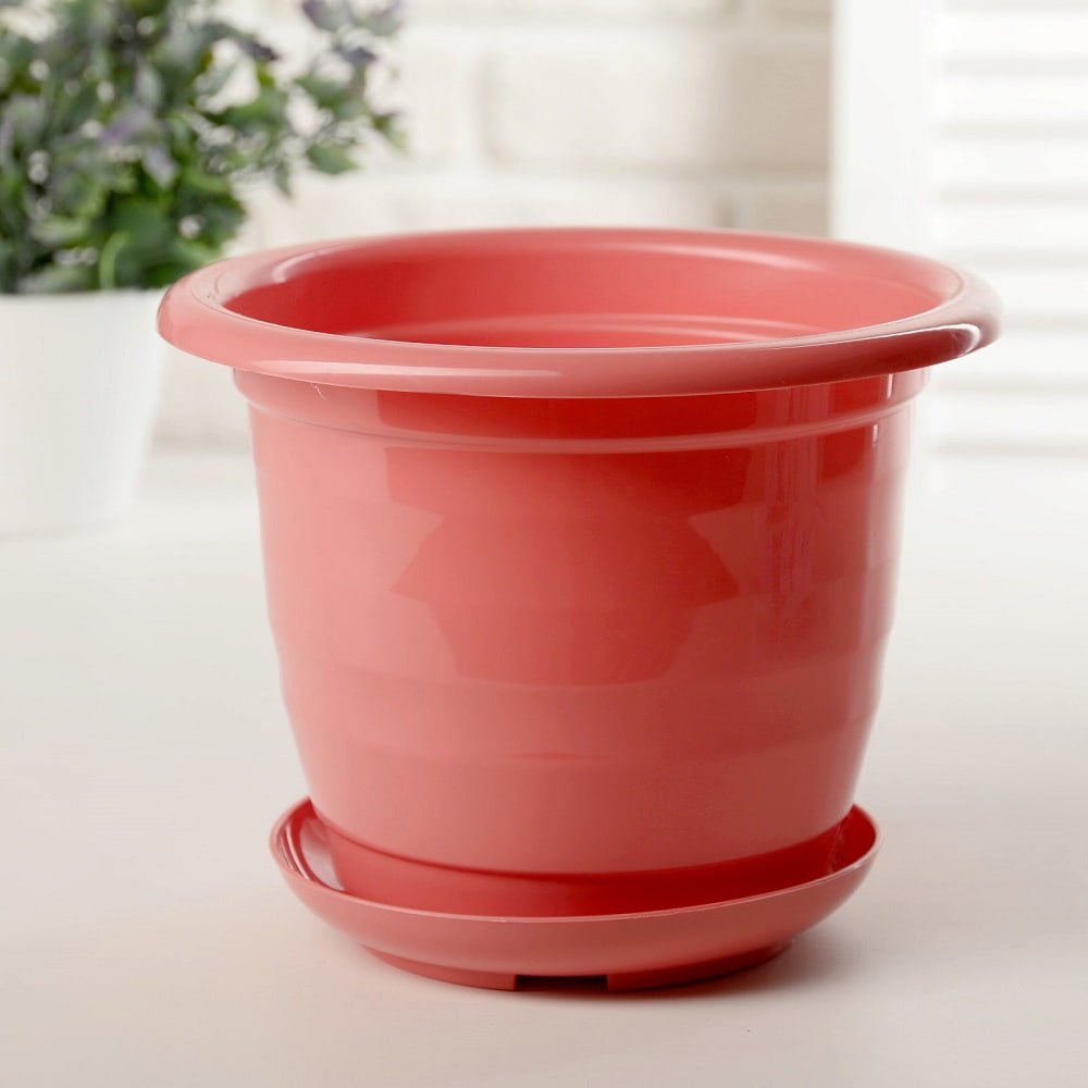 گلدان پلاستیکی سایز 10؛ پلی اتیلن پروپیلن درجه یک قابل بازیافت