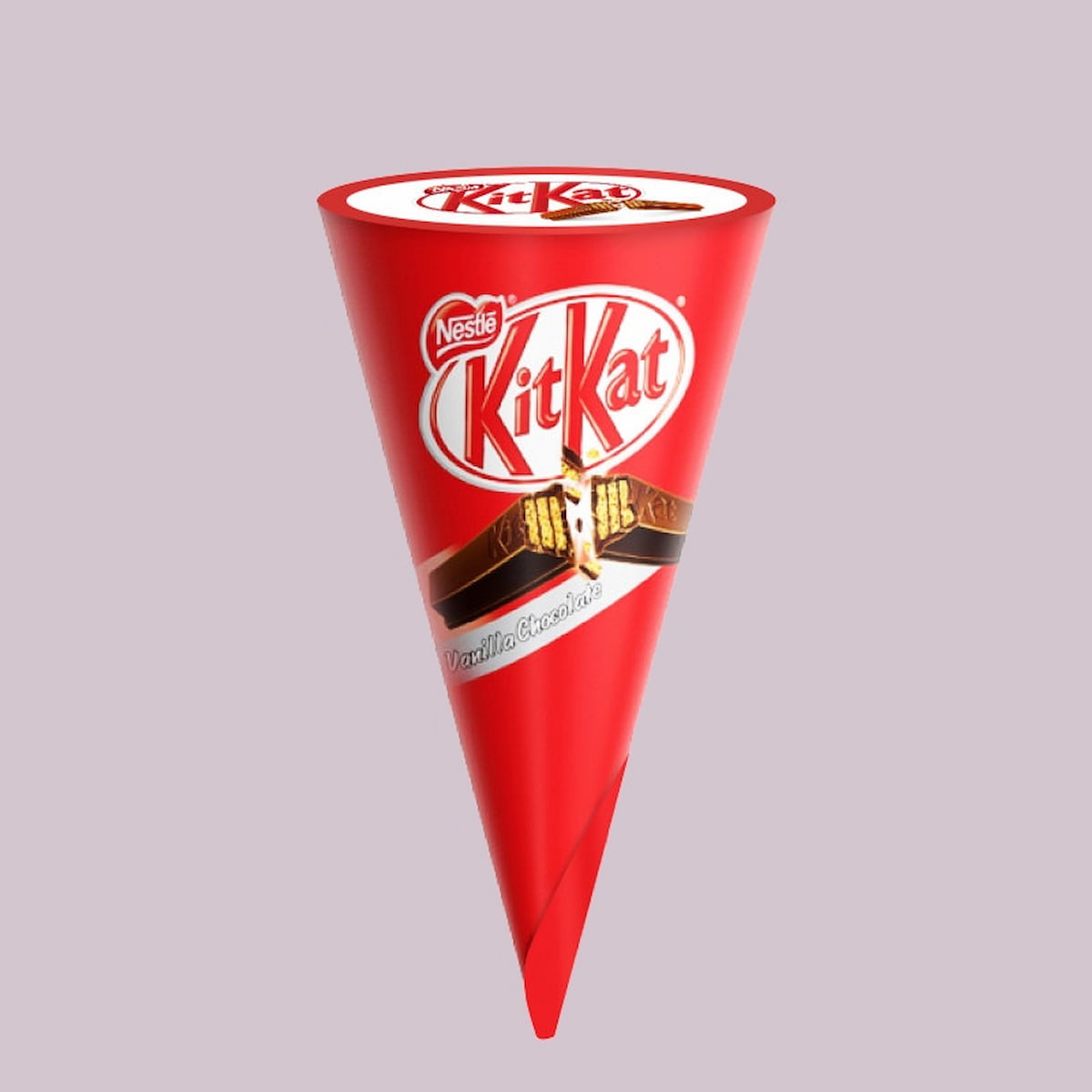 شکلات کیت کت قیفی؛ بافتی ترد دارای درصد بالای کره کاکائو (50 گرمی)