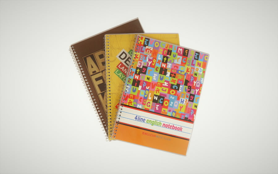 دفتر ۱۰۰ برگ سیمی نهال؛ فانتزی شطرنجی کلاسوری محکم ضد آب