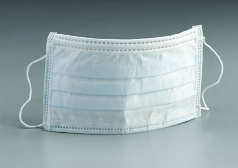 ماسک بهداشتی سه لایه؛ مقاومت بالا طراحی متناسب سه لایه پروپلین استریل