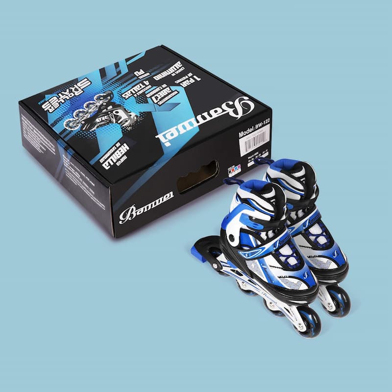 کفش اسکیت banwei؛ پارچه کتان مقاوم سایز 39 42 2 نوع( دخترانه پسرانه)