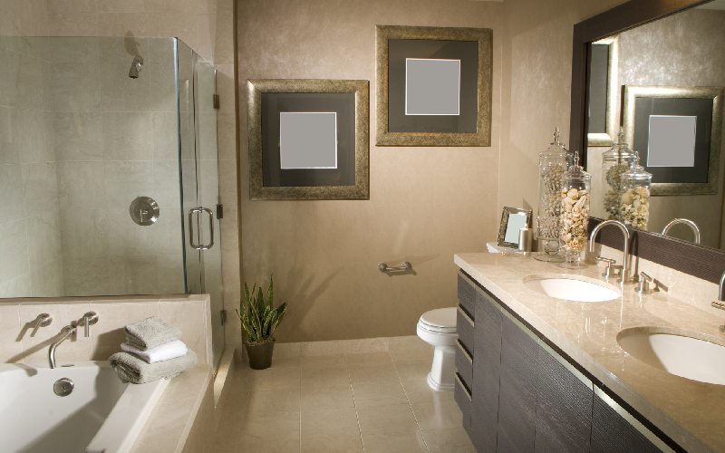 سرامیک سرویس بهداشتی ارزان؛ پرسلان لعاب دار رنگ کرم طوسی قهوه ای