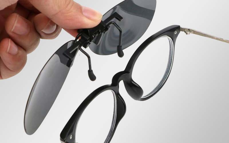 شیشه عینک طبی دودی؛ دور نزدیک بین جنس شیشه 2 رنگ قهوه ای بنفش