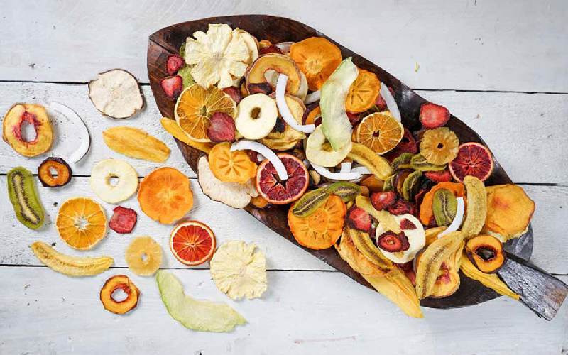 میوه خشک قزوین؛ موز انبه  کیوی آلو درمان یبوست بیماری قلبی