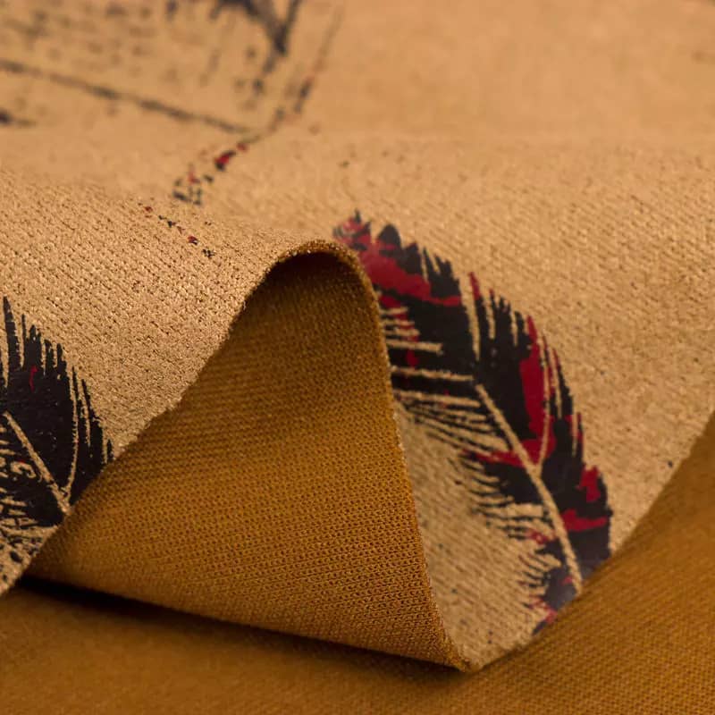 پارچه سوییت طرح دار؛ لطیف مقاوم 3 رنگ کرم قرمز مشکی مناسب (لباس کیف)