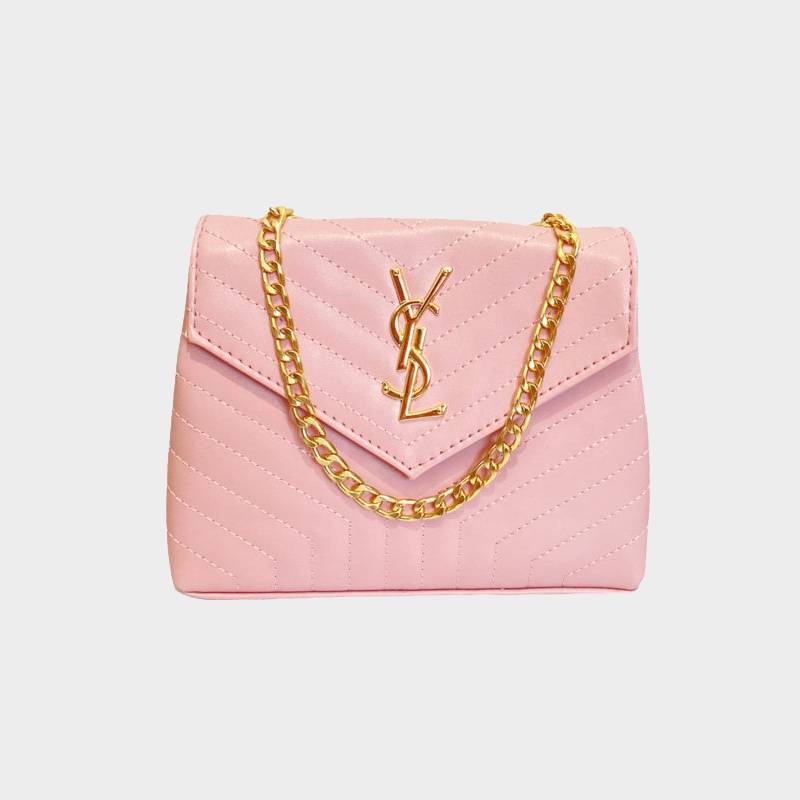 کیف ysl؛ دستی دوشی پول جنس چرم مصنوعی 3 رنگ عسلی طوسی مشکی