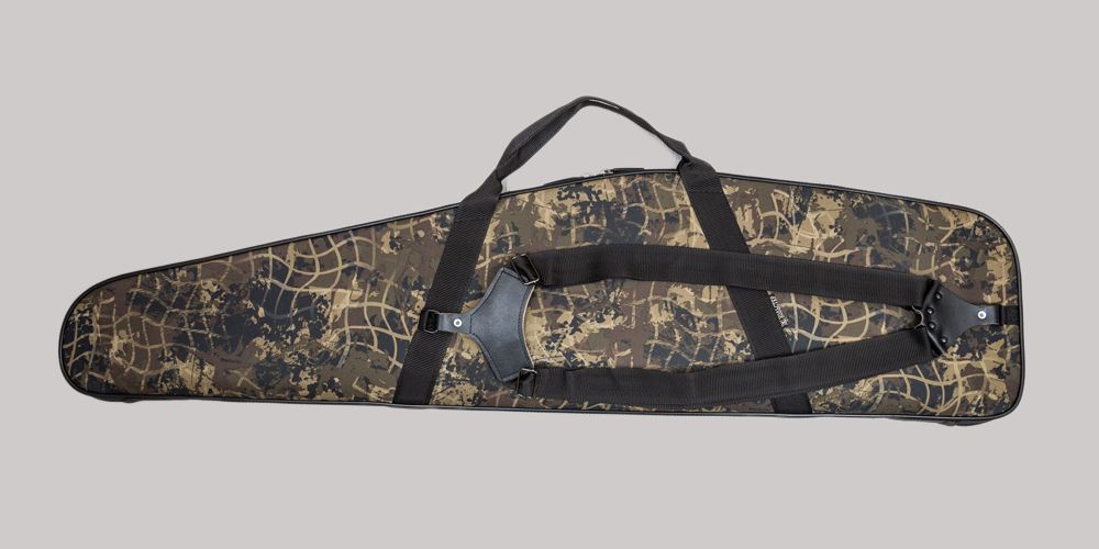 کیف تفنگ (کاور) برزنت مشکی طرح استتار ابعاد 30*180