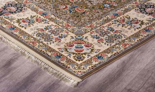 فرش ابریشم قیطران؛ بادوام مقاوم ابعاد (6 9 12) متری