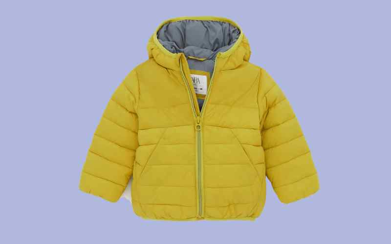 کاپشن بچه گانه زارا؛ کلاه دار ساده رنگ تیره روشن 2 طرح دخترانه پسرانه