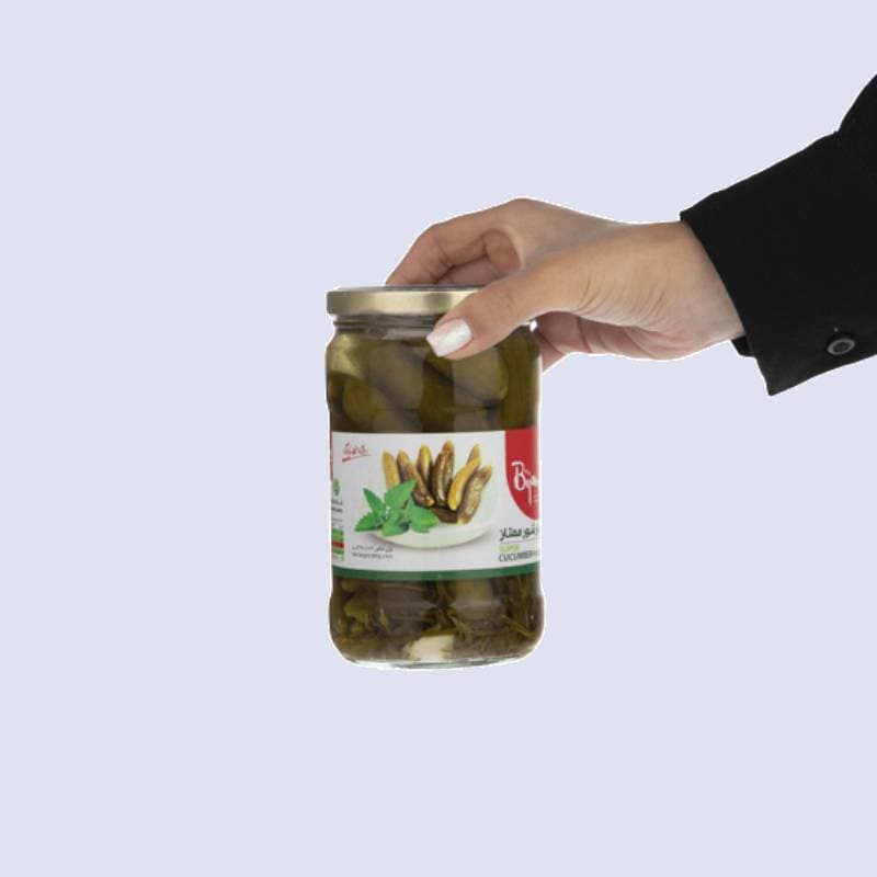 خیارشور بیژن؛ 680 700 گرمی حاوی سدیم آنتی اکسیدان vitamin k
