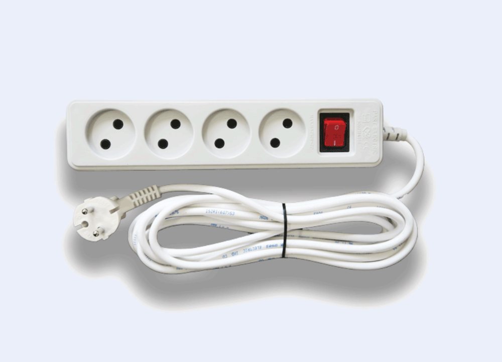 سیم سیار محافظ دار؛ دو راهی 5 راهی چند شاخه کنترل ولتاژ اضافی