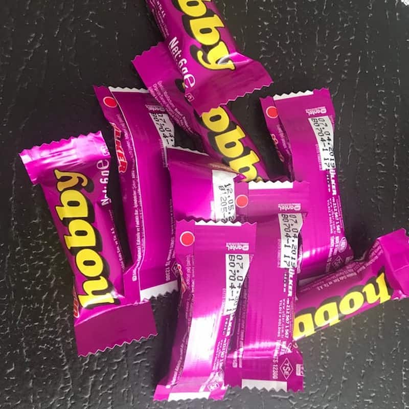 شکلات هوبی مینی؛ مغزدار فندقی روکش کرم کاکائو مدت نگهداری 6 ماه