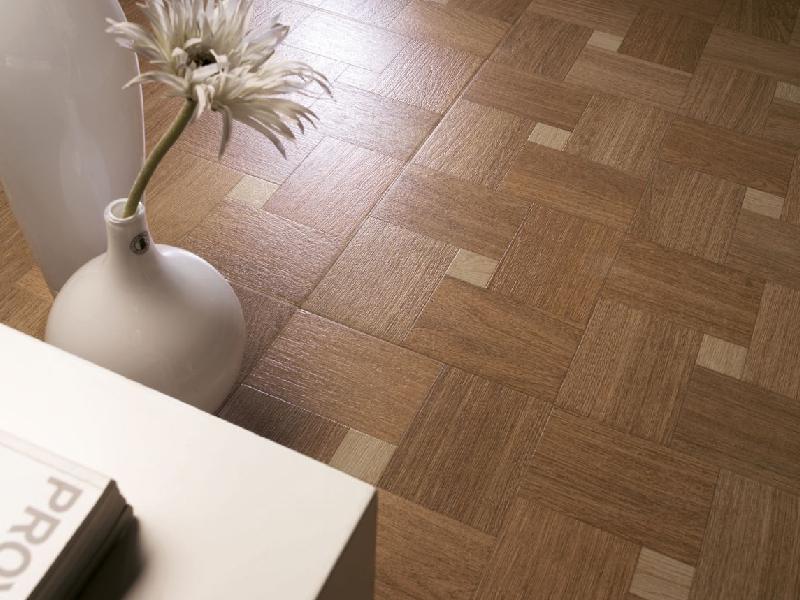 سرامیک کف حصیری؛ گرانیتی شیشه ای 2 رنگ سفید قهوه ای ابعاد (8*16 16*24)