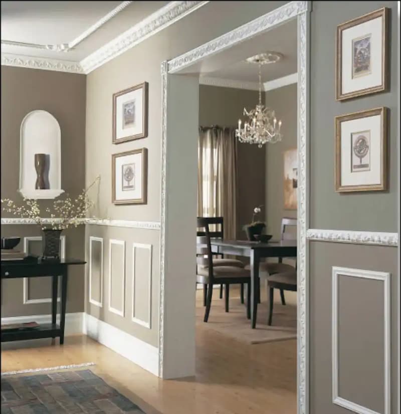 گچبری پیش ساخته پلی یورتان؛ سفید سبک مقاوم قابل شستشو