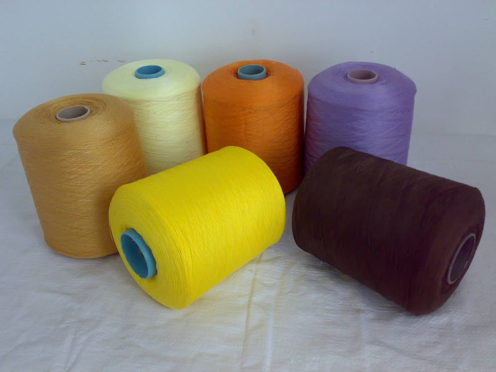 الیاف پلی استر فیلامنت؛ مصنوعی طبیعی 3 رنگ سفید قرمز سبز polyester