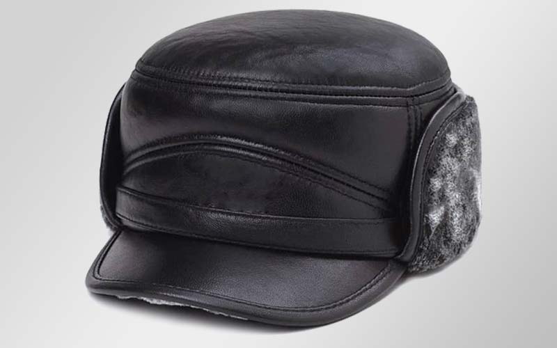 کلاه پهلوی مردانه؛ گرد لبه دار جنس چرم ماهوت 3 رنگ قهوه ای مشکی زرد