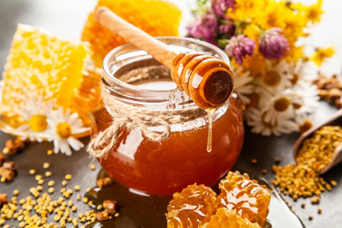 عسل سفید لایمن؛ موم دار بدون موم درمان اگزما سوختگی سرفه honey
