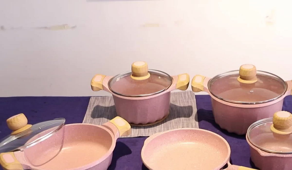 قابلمه سرامیکی لایف اسمایل؛ مشکی بدنه چدن نچسب ضد خش