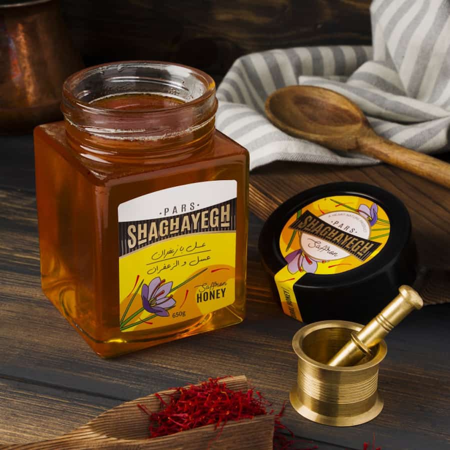 عسل پارس شقایق؛ سیاهدانه زنجبیل درمان سوختگی زخم وزن 950 گرم