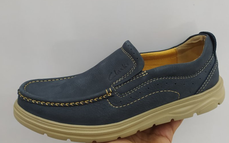 کفش کلارک انگلیس؛ طبی راحتی رنگ قهوه ای مشکی گردویی سایز (41 44)