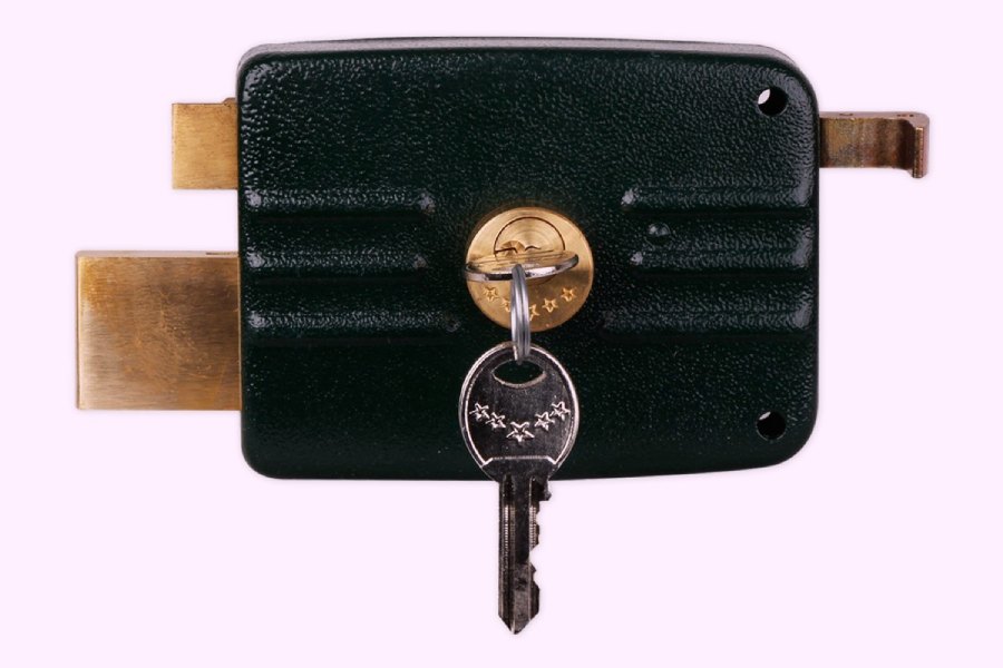 قفل درب حیاط پنج ستاره، ساده دوشیار کامپیوتری مقاوم ضد زنگ