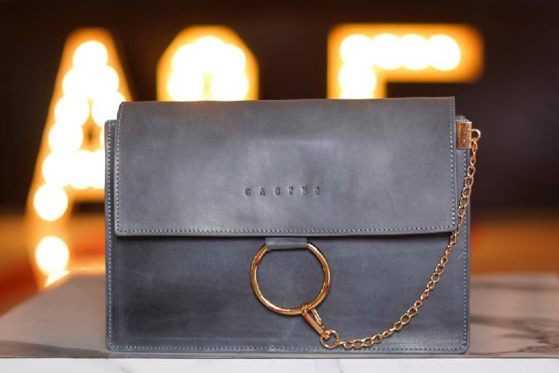 کیف چرم کاکتوس؛ مجلسی رسمی فانتزی 3 سایز کوچک متوسط بزرگ