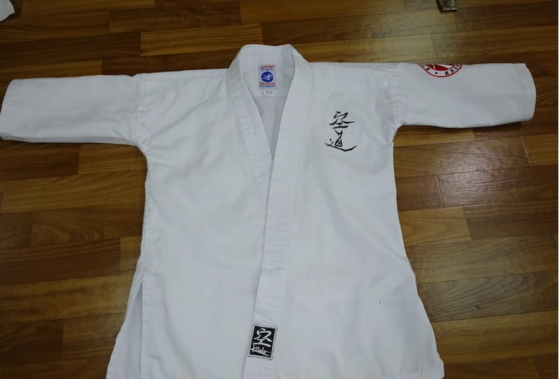 لباس ورزشی جودو؛ سفید آبی 3 طرح مردانه زنانه بچه گانه