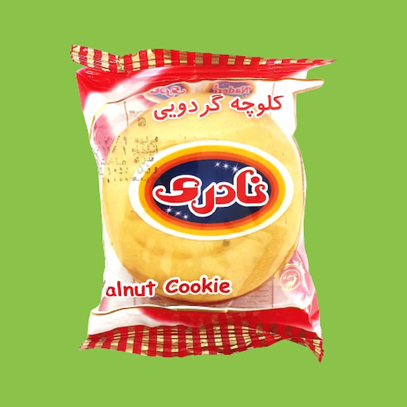 کلوچه نادری تنکابن؛ گردویی موزی شکلاتی بسته بندی (4 12 40) عددی