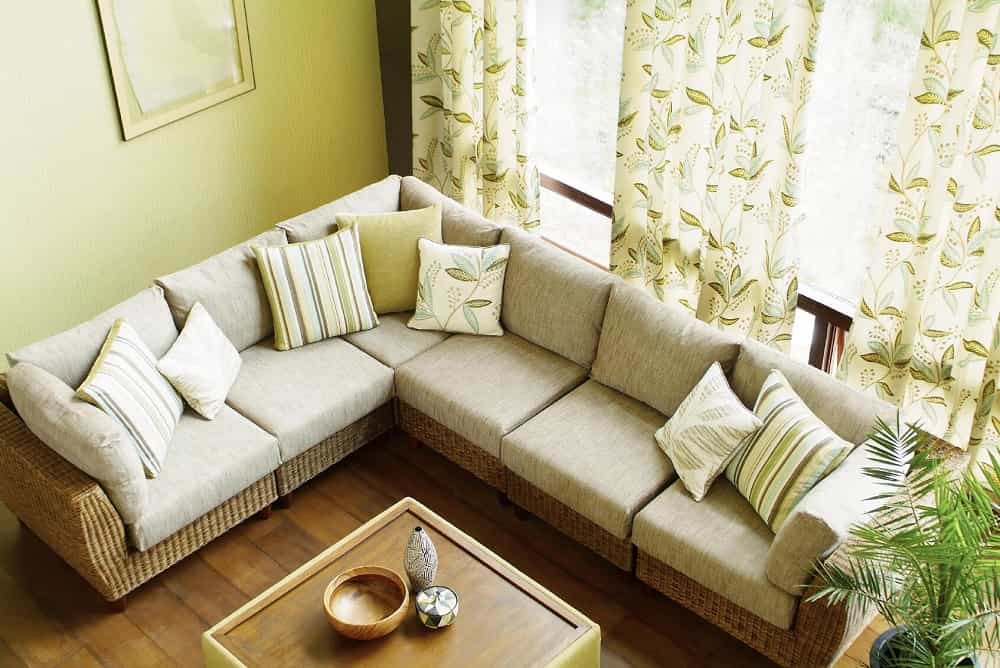 مبل ال ترکیه؛ سلطنتی راحتی جنس چوب سفید اشغال فضای کم Sofa