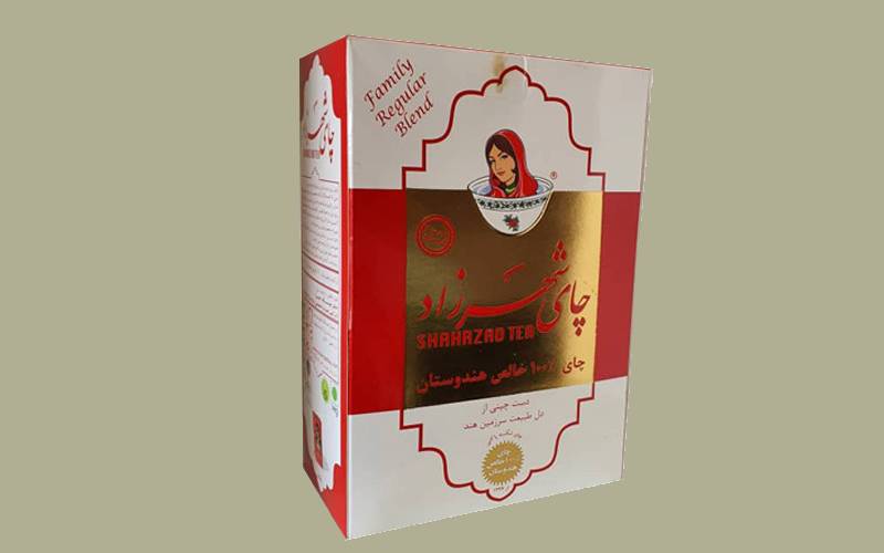 چای شهرزاد قرمز؛ کلکته شکسته طبع سرد بسته بندی کیسه ای