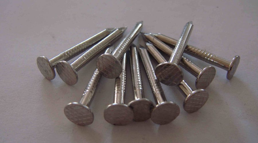 میخ فولادی؛ ساده شیار دار ضد زنگ سایز 10 سانتی متر