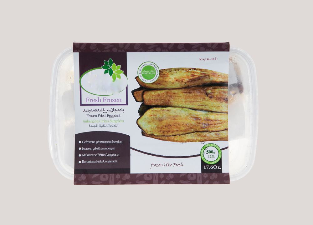 بادمجان سرخ شده آماده؛ بسته بندی بهداشتی مناسب تهیه کشک بادمجان