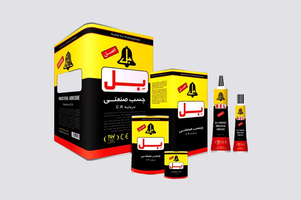 چسب صنعتی بل؛ غلیظ چسبندگی عالی مناسب چرم پارچه