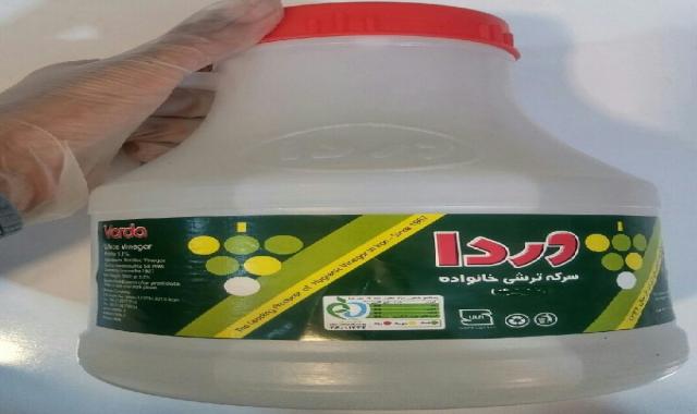 سرکه سفید وردا؛ صنعتی تقطیری حاوی کلسیم منیزیم دارای حجم (900 350 گرم)