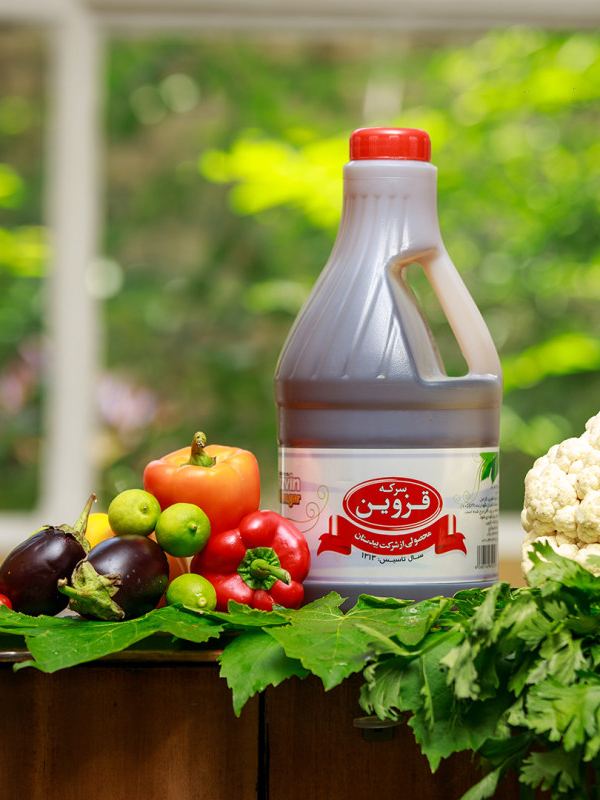 سرکه سه لیتری قزوین؛ خانگی صنعتی 2 نوع سفید قرمز حاوی Antioxidants