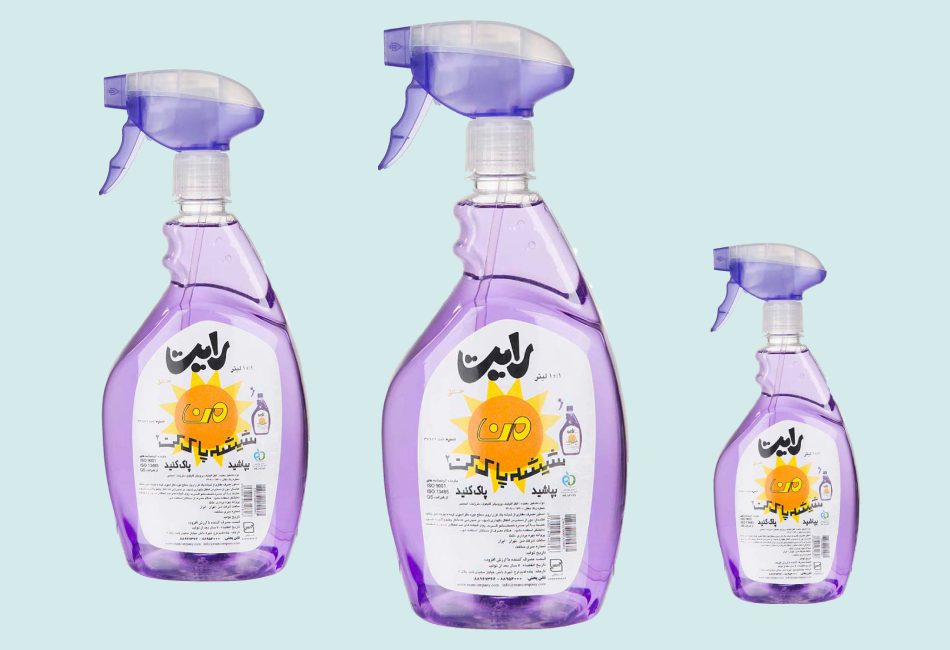 شیشه پاک کن رایت؛ رایحه دار ساده ضد حساسیت قدرت پاک کنندگی بالا