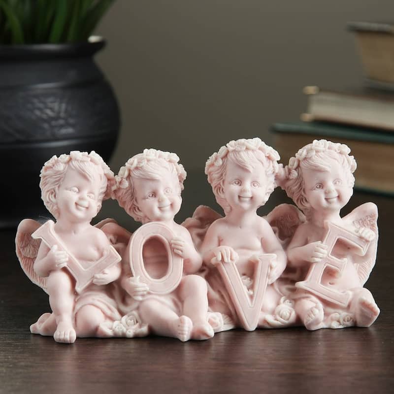 مجسمه پودر سنگی (دکوری) دکوراتیو ظریف زیبا دارای طرح رنگ متنوع