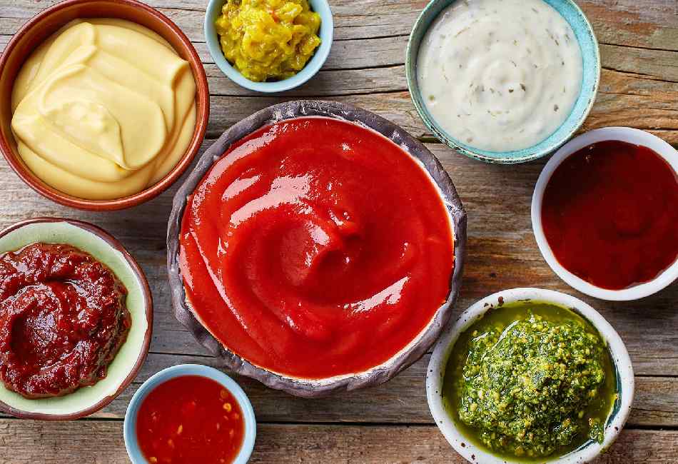 سس عمده؛ کچاپ مایونز خردل بسته بندی دبه ای تک نفره مناسب فست فود رستوران