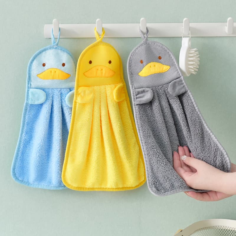 حوله عروسکی آشپزخانه؛ فانتزی تزئینی الیاف پنبه ای رنگ ثابت Towel