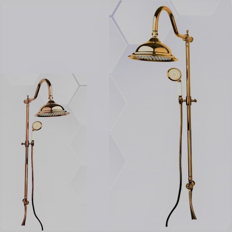 دوش راسان مدل لمور؛ جنس استیل برنج فشار آب بالا بادوام Shower