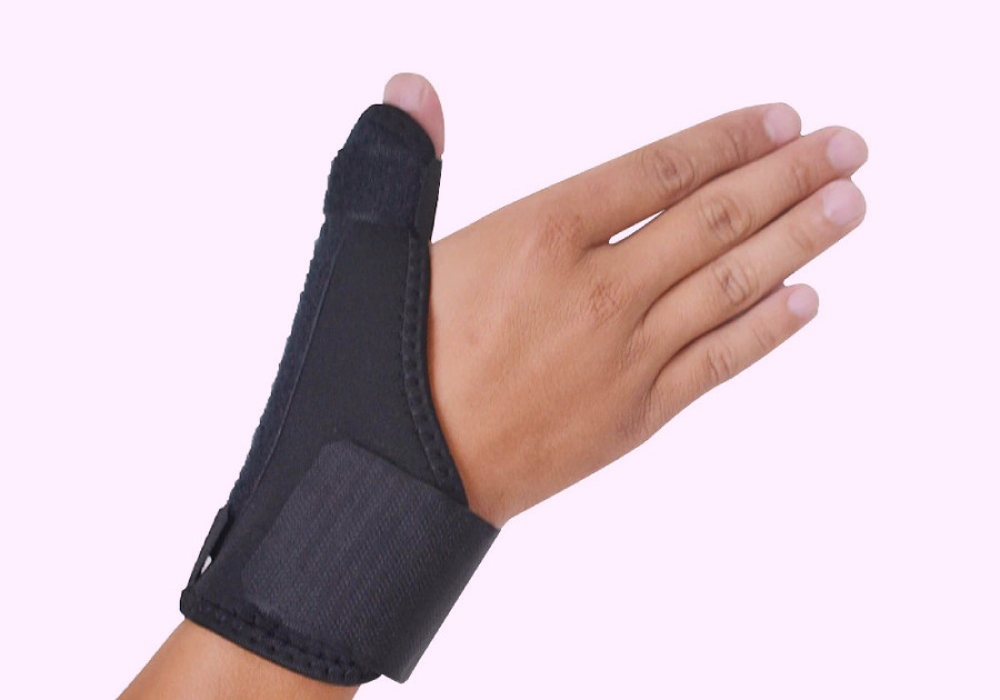 آتل انگشت شست دست؛ پلاستیکی فلزی ضد حساسیت قابل شستشو