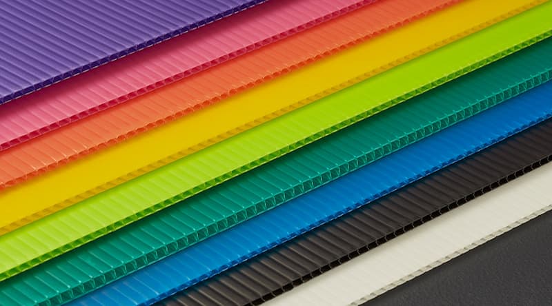 ورق کارتن پلاست رنگی؛ جنس پلی پروپیلن ضدآب مناسب (کشاورزی ساختمان)