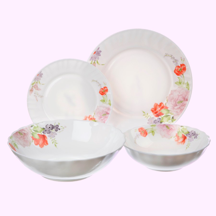 آرکوپال گل دار؛ لومینارت اوپارت کواترو مقاوم ثبات رنگ (6 12 24) پارچه