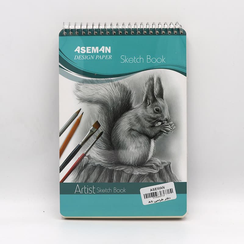 دفتر آسمان؛ خط دار بدون خط رنگ قهوه ای آبی مشکی 60 80 100 برگ