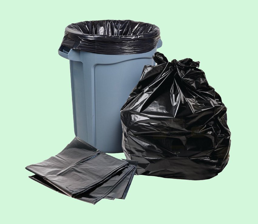 کیسه زباله ضخیم؛ آبی سبز مشکی بسته بندی رولی جعبه ای