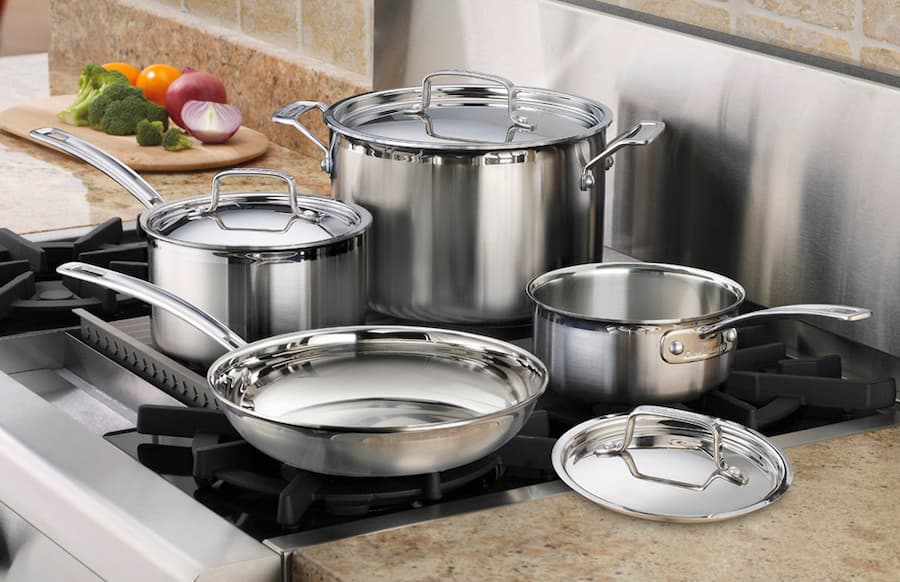 قابلمه استیل برگهف (دیگ) شیاردار ضد زنگ حرارت (9 8 12) پارچه