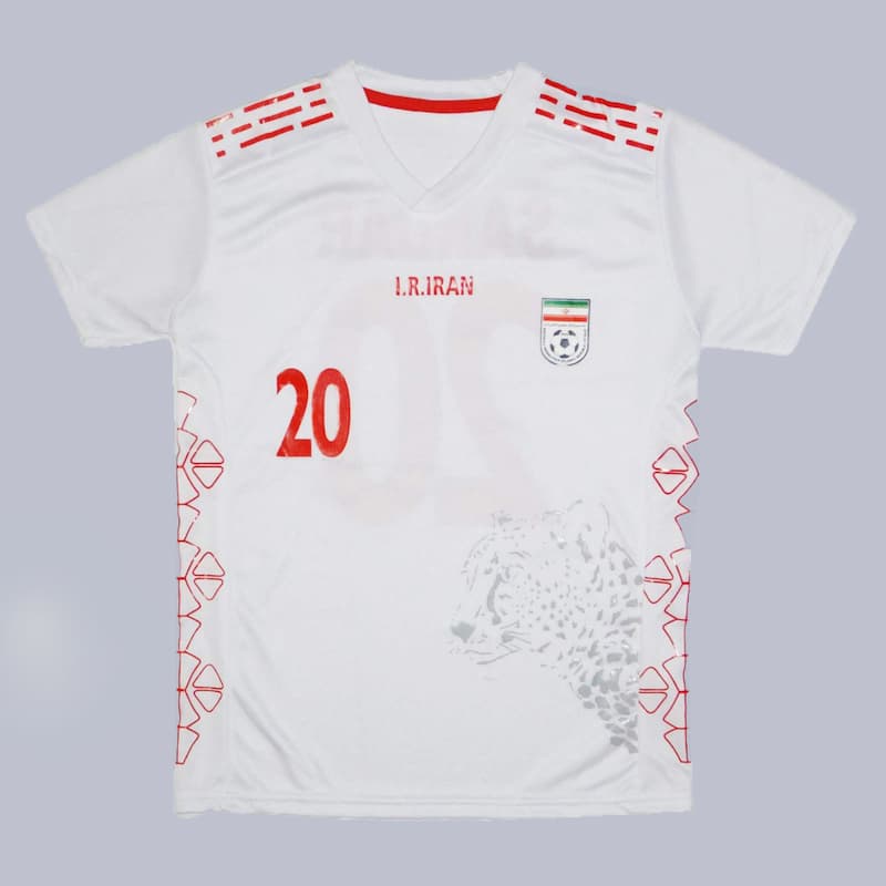 لباس ورزشی تیم ملی ایران؛ جنس پلی استر ضد تعریق سوزش